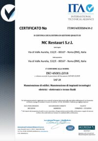 CERTIFICATO